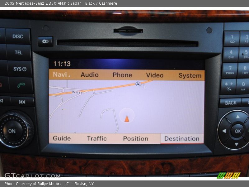 Black / Cashmere 2009 Mercedes-Benz E 350 4Matic Sedan