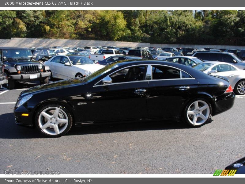 Black / Black 2008 Mercedes-Benz CLS 63 AMG