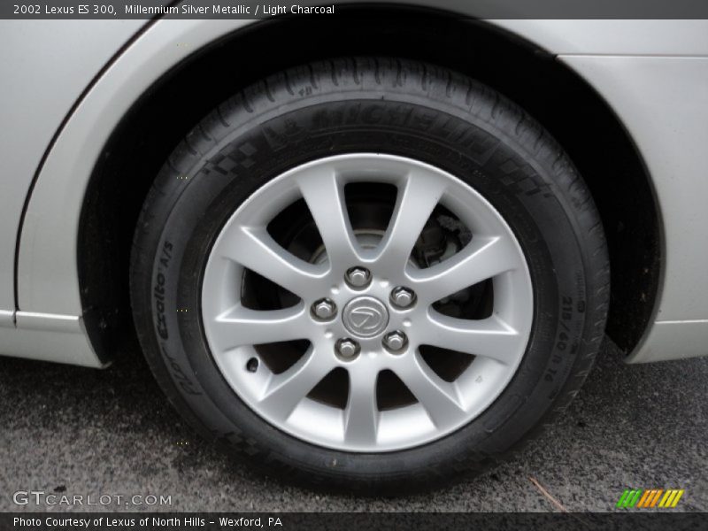 Millennium Silver Metallic / Light Charcoal 2002 Lexus ES 300