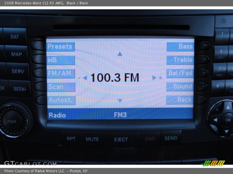Controls of 2008 CLS 63 AMG