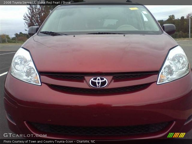 Salsa Red Pearl / Stone 2008 Toyota Sienna LE