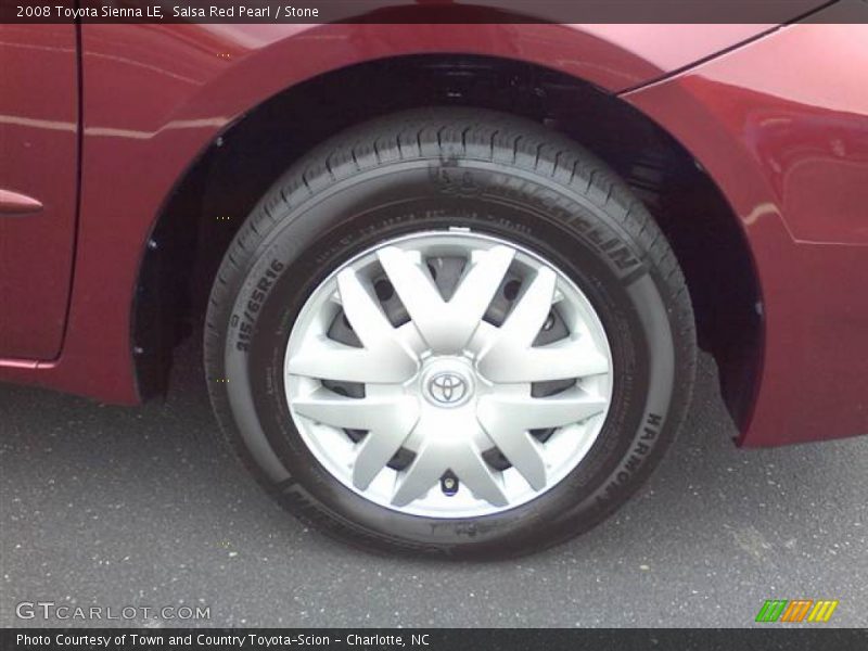 Salsa Red Pearl / Stone 2008 Toyota Sienna LE