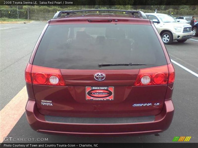 Salsa Red Pearl / Stone 2008 Toyota Sienna LE