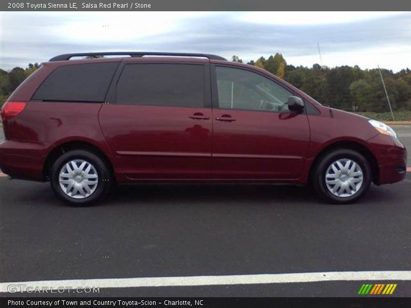 Salsa Red Pearl / Stone 2008 Toyota Sienna LE