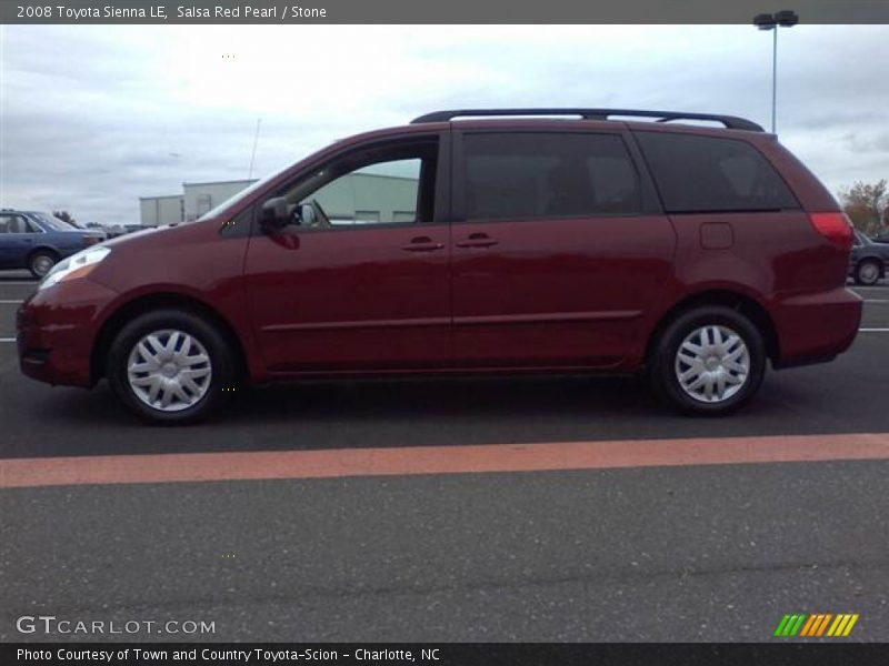 Salsa Red Pearl / Stone 2008 Toyota Sienna LE
