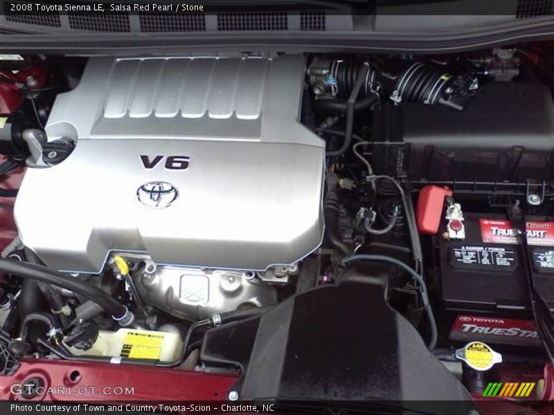 Salsa Red Pearl / Stone 2008 Toyota Sienna LE