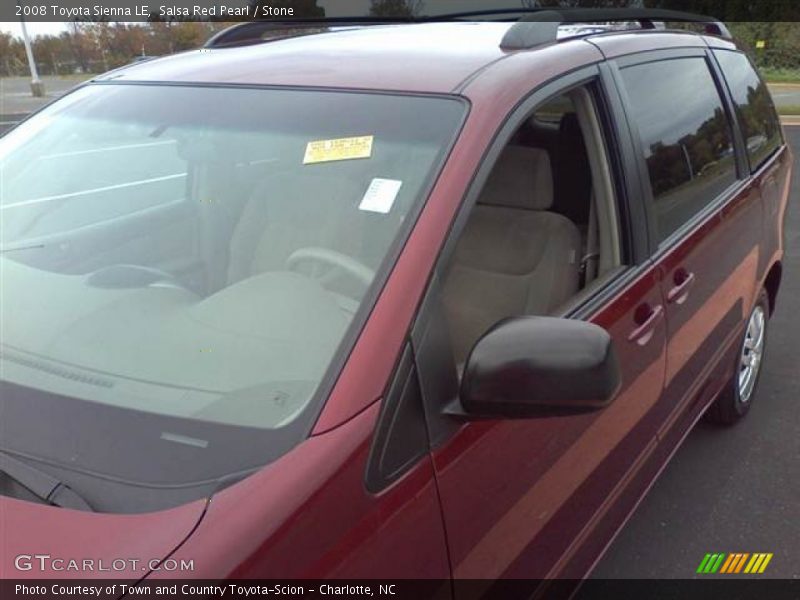 Salsa Red Pearl / Stone 2008 Toyota Sienna LE