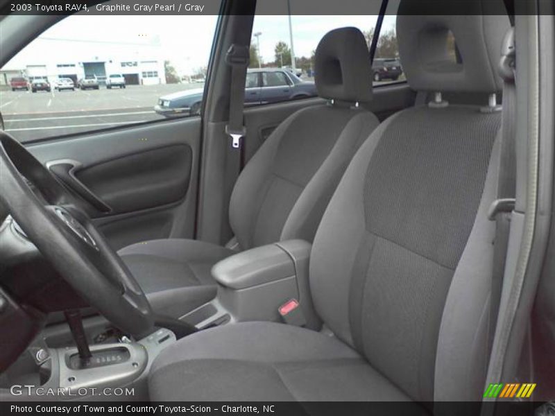 Graphite Gray Pearl / Gray 2003 Toyota RAV4