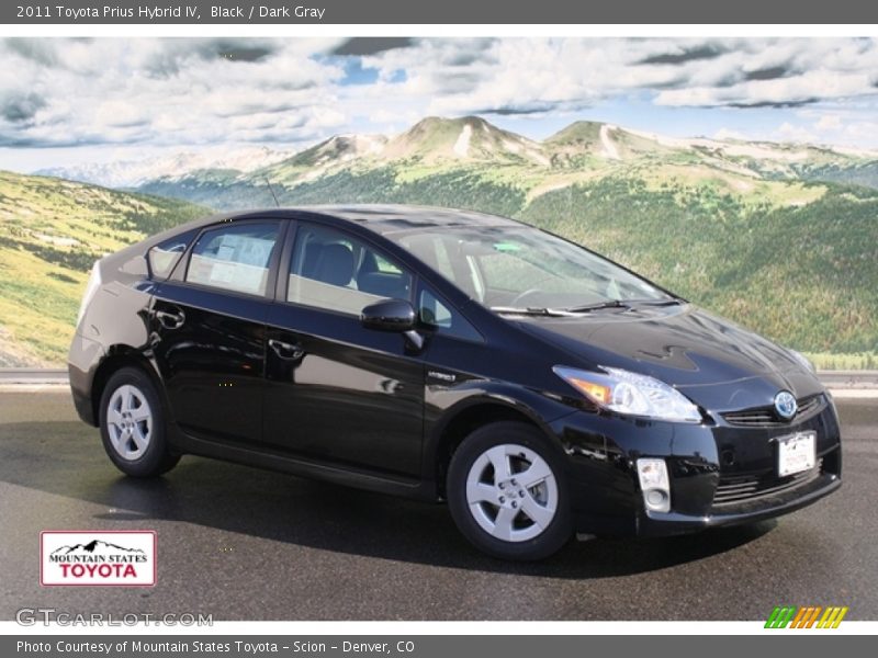 Black / Dark Gray 2011 Toyota Prius Hybrid IV