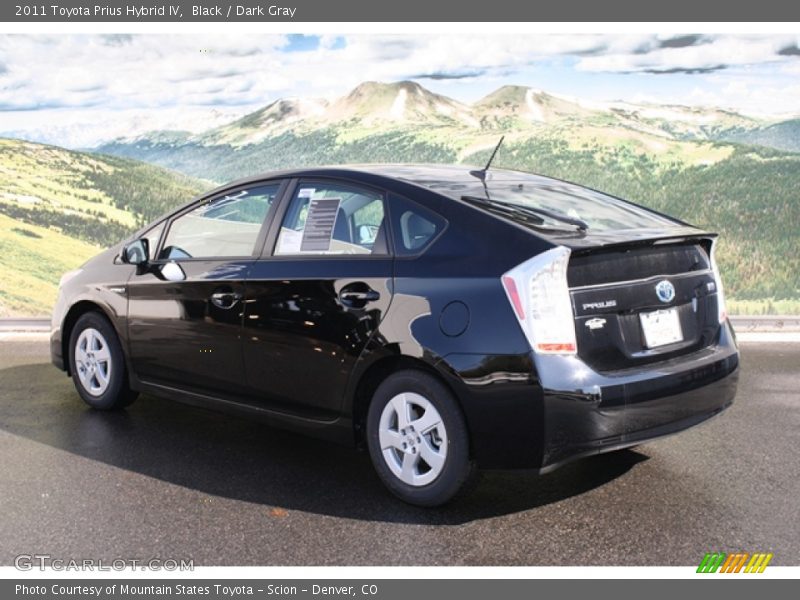 Black / Dark Gray 2011 Toyota Prius Hybrid IV