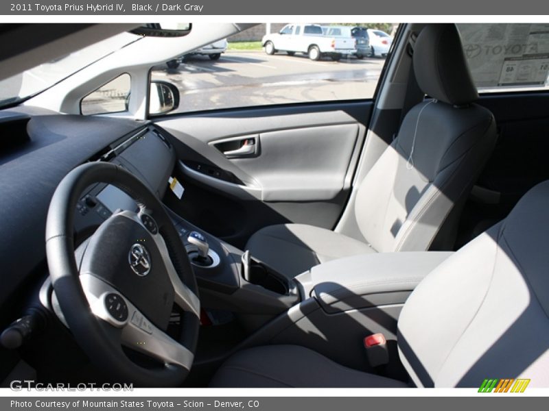 Black / Dark Gray 2011 Toyota Prius Hybrid IV