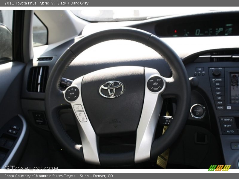 Black / Dark Gray 2011 Toyota Prius Hybrid IV