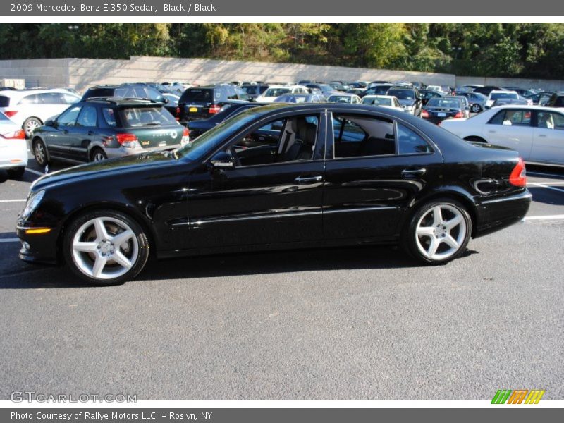 Black / Black 2009 Mercedes-Benz E 350 Sedan