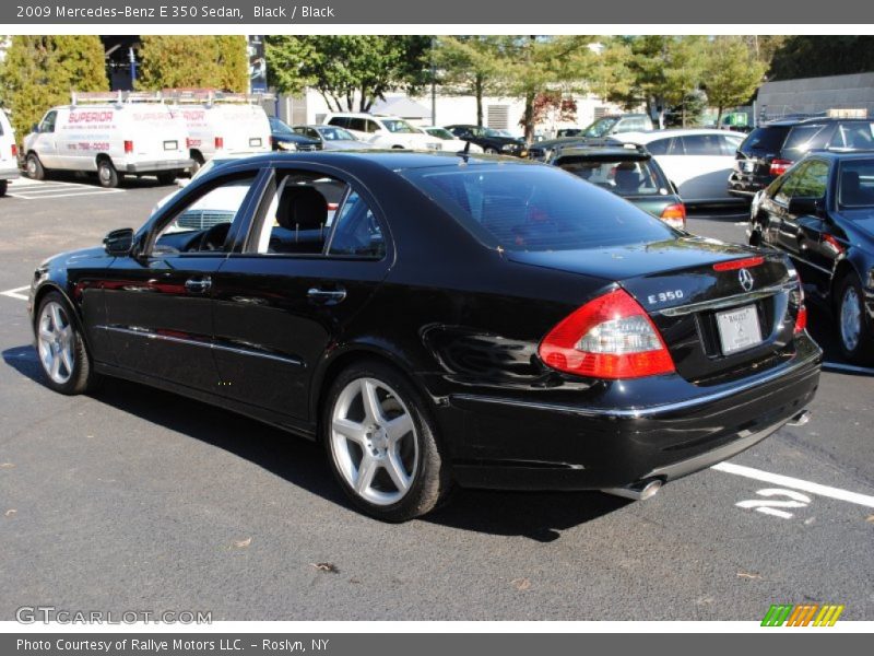 Black / Black 2009 Mercedes-Benz E 350 Sedan