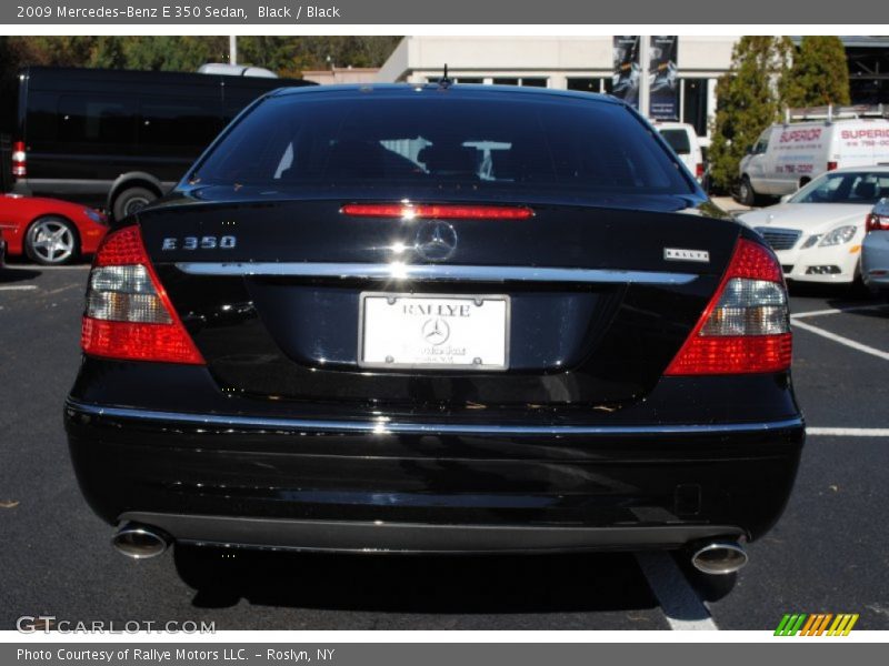 Black / Black 2009 Mercedes-Benz E 350 Sedan