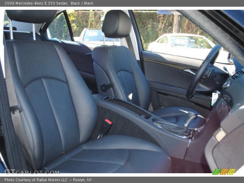 Black / Black 2009 Mercedes-Benz E 350 Sedan