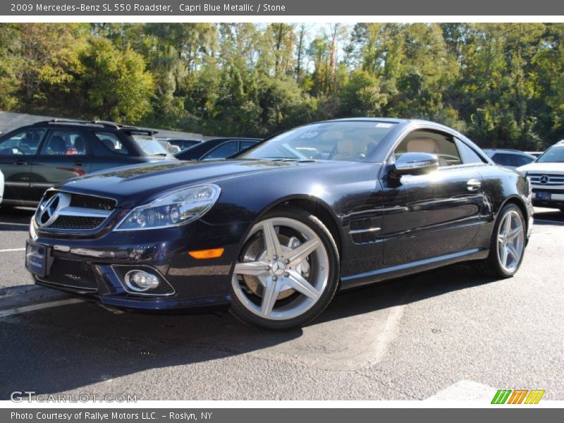  2009 SL 550 Roadster Capri Blue Metallic