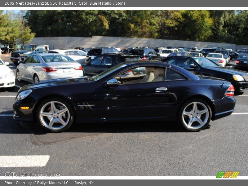  2009 SL 550 Roadster Capri Blue Metallic