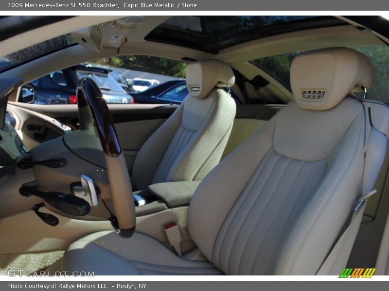  2009 SL 550 Roadster Stone Interior