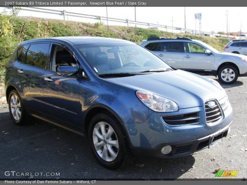 Newport Blue Pearl / Slate Gray 2007 Subaru B9 Tribeca Limited 7 Passenger