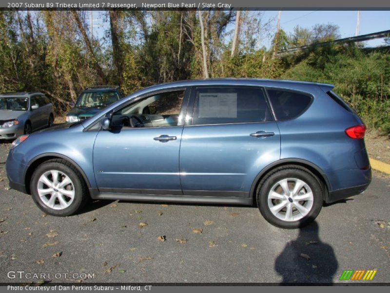 Newport Blue Pearl / Slate Gray 2007 Subaru B9 Tribeca Limited 7 Passenger