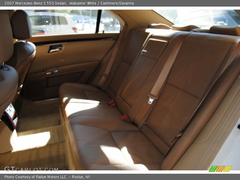 Alabaster White / Cashmere/Savanna 2007 Mercedes-Benz S 550 Sedan