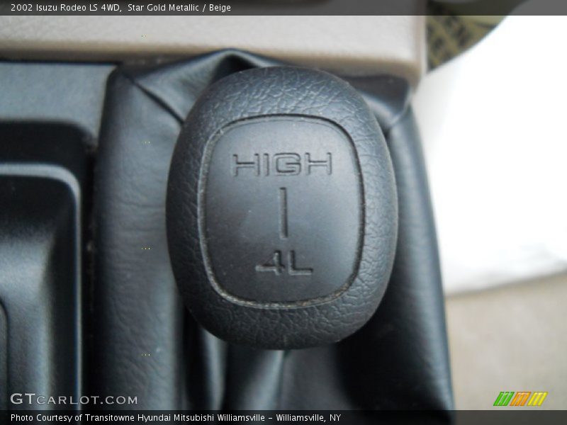 Star Gold Metallic / Beige 2002 Isuzu Rodeo LS 4WD