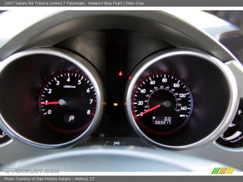 Newport Blue Pearl / Slate Gray 2007 Subaru B9 Tribeca Limited 7 Passenger