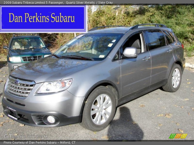 Quartz Silver Metallic / Slate Gray 2009 Subaru Tribeca Limited 5 Passenger