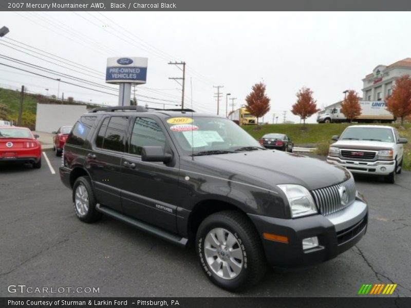 Black / Charcoal Black 2007 Mercury Mountaineer AWD