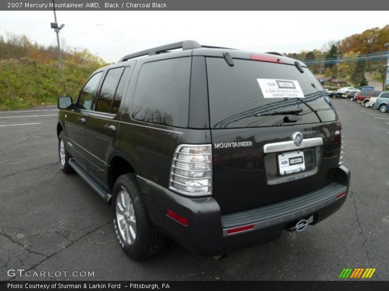 Black / Charcoal Black 2007 Mercury Mountaineer AWD