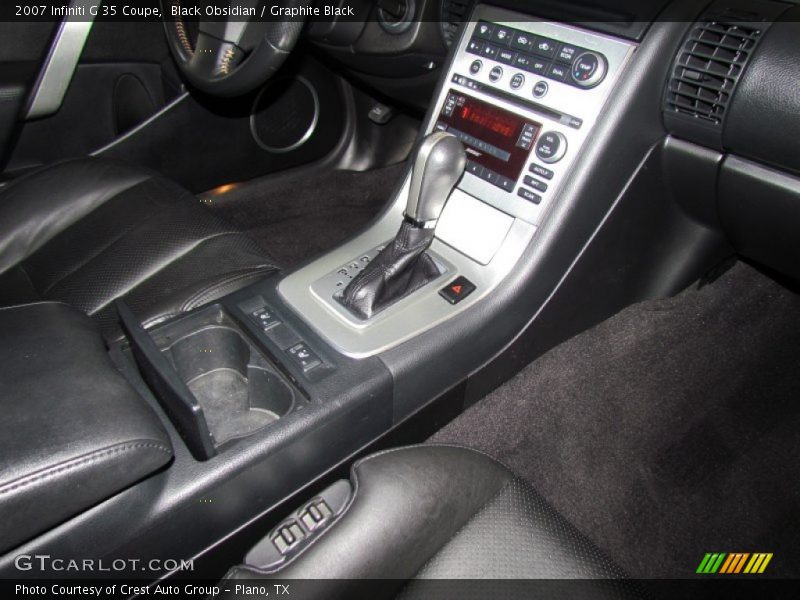 Black Obsidian / Graphite Black 2007 Infiniti G 35 Coupe