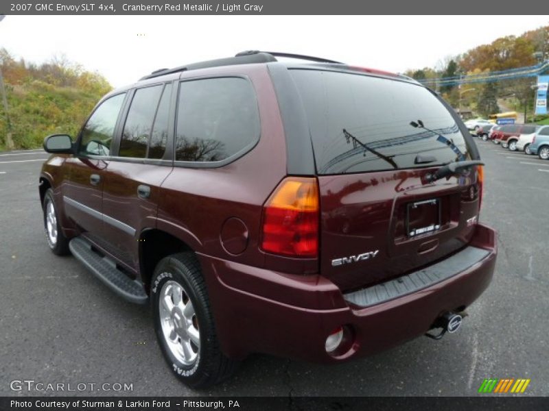 Cranberry Red Metallic / Light Gray 2007 GMC Envoy SLT 4x4