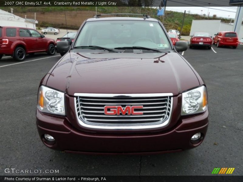 Cranberry Red Metallic / Light Gray 2007 GMC Envoy SLT 4x4