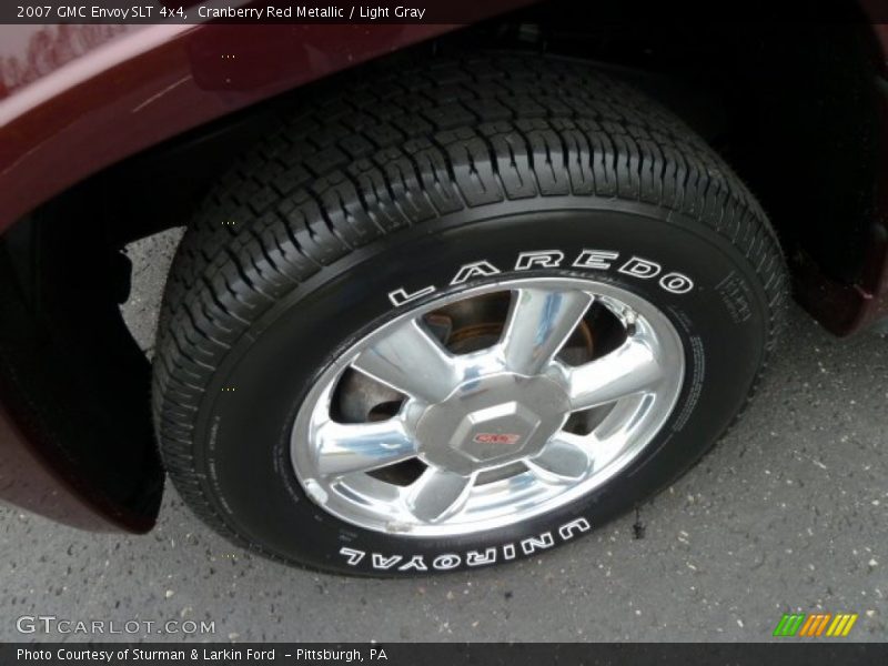 Cranberry Red Metallic / Light Gray 2007 GMC Envoy SLT 4x4