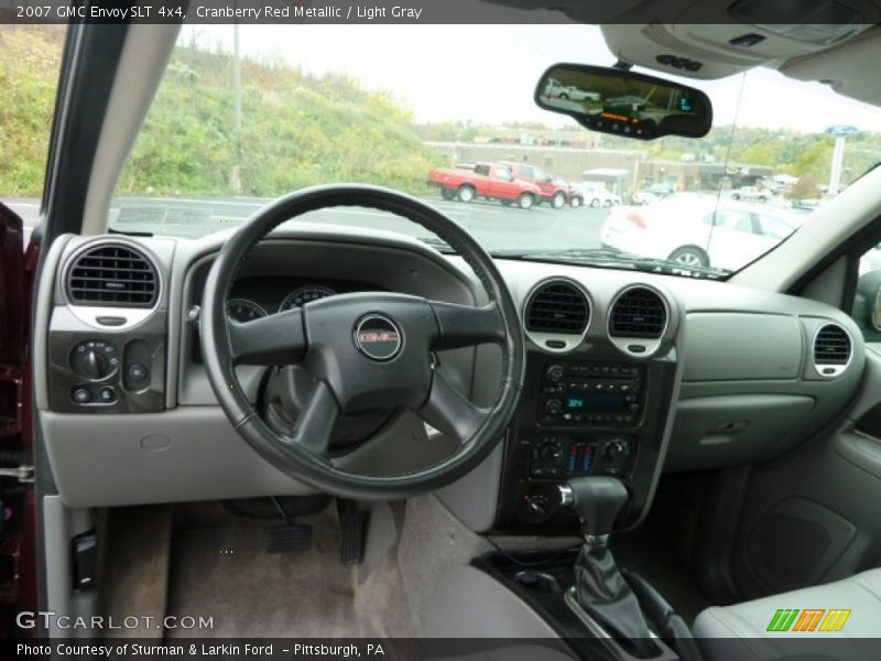 Cranberry Red Metallic / Light Gray 2007 GMC Envoy SLT 4x4