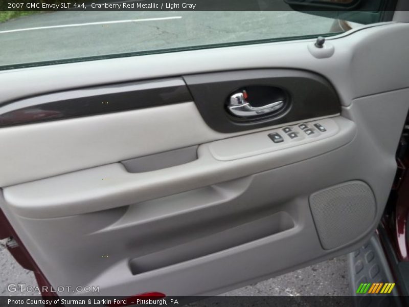 Cranberry Red Metallic / Light Gray 2007 GMC Envoy SLT 4x4
