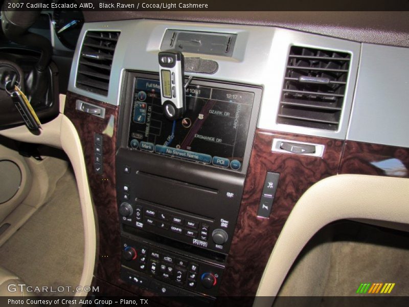 Black Raven / Cocoa/Light Cashmere 2007 Cadillac Escalade AWD
