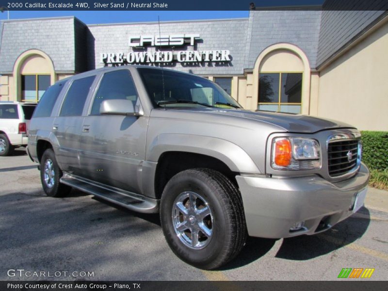 Silver Sand / Neutral Shale 2000 Cadillac Escalade 4WD
