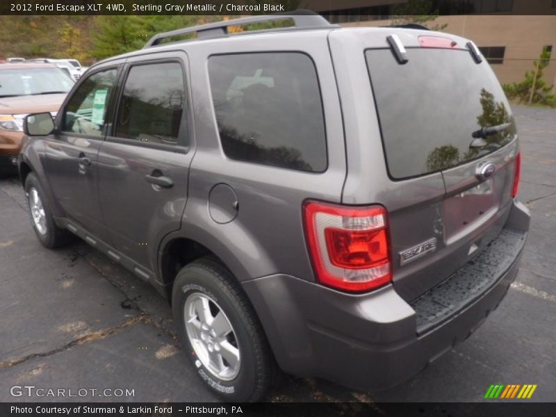 Sterling Gray Metallic / Charcoal Black 2012 Ford Escape XLT 4WD