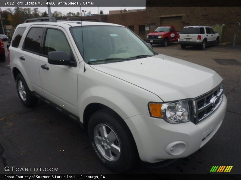 White Suede / Camel 2012 Ford Escape XLT 4WD