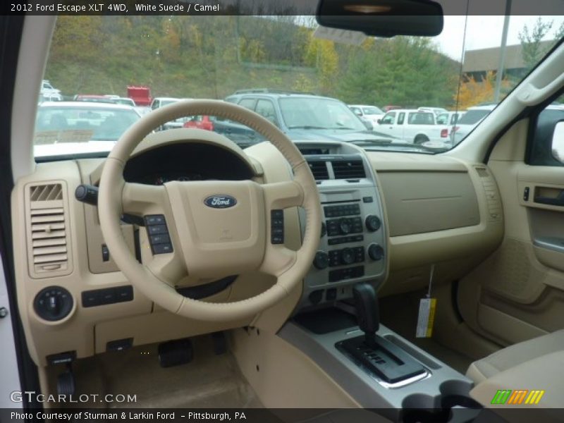 White Suede / Camel 2012 Ford Escape XLT 4WD
