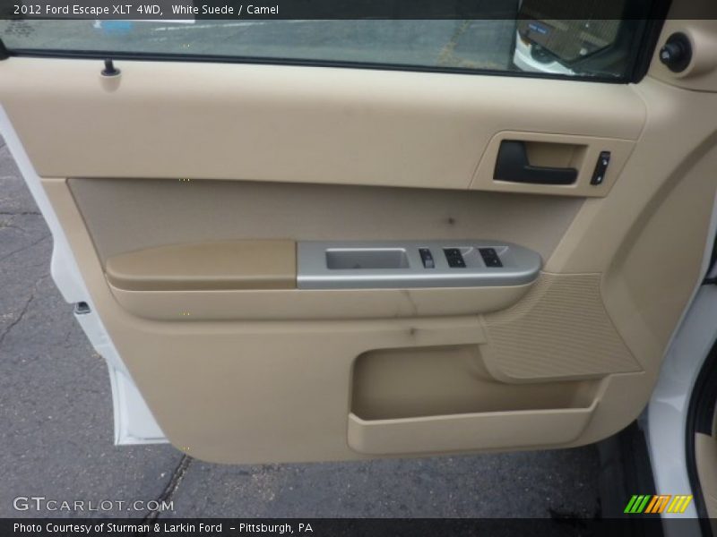 White Suede / Camel 2012 Ford Escape XLT 4WD