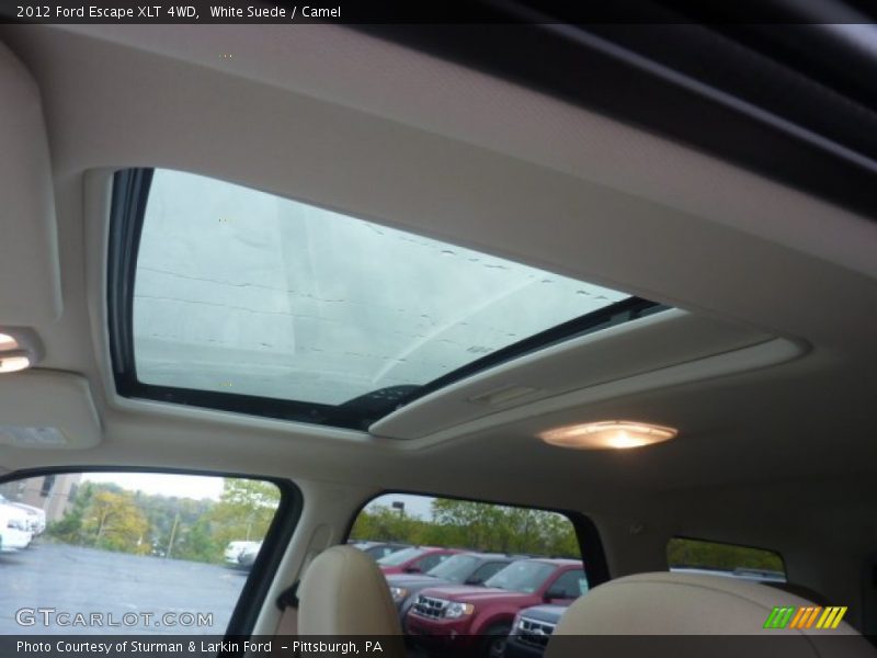 White Suede / Camel 2012 Ford Escape XLT 4WD