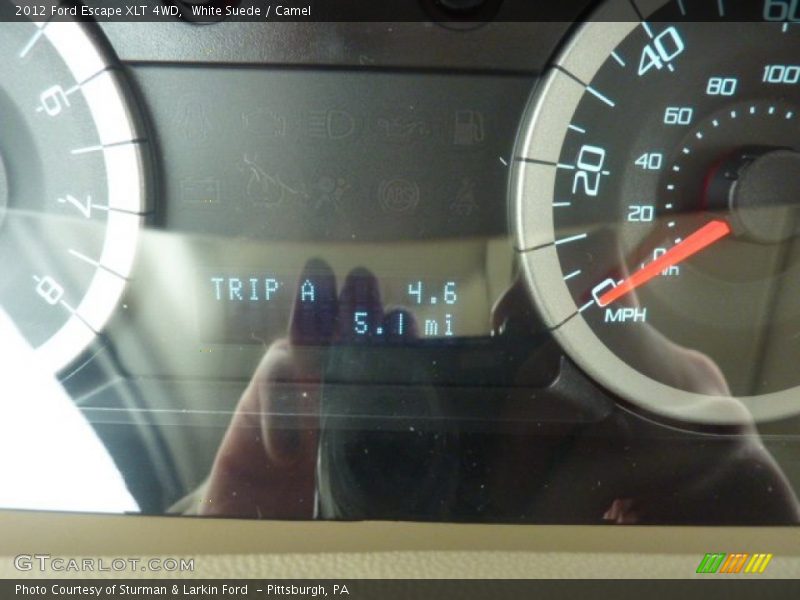 White Suede / Camel 2012 Ford Escape XLT 4WD