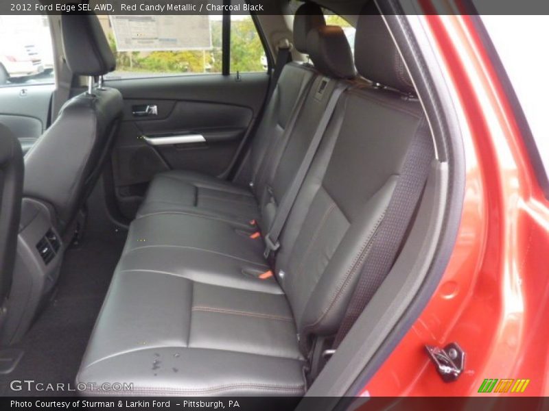  2012 Edge SEL AWD Charcoal Black Interior
