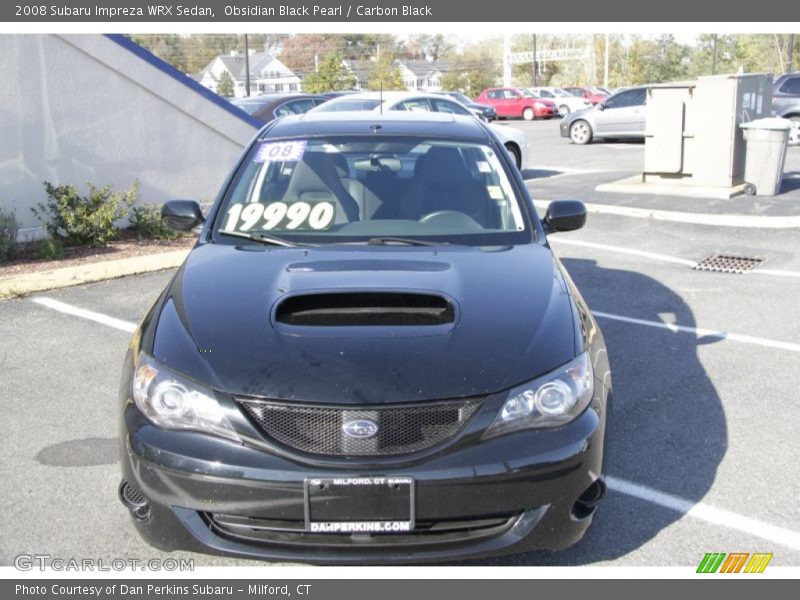 Obsidian Black Pearl / Carbon Black 2008 Subaru Impreza WRX Sedan