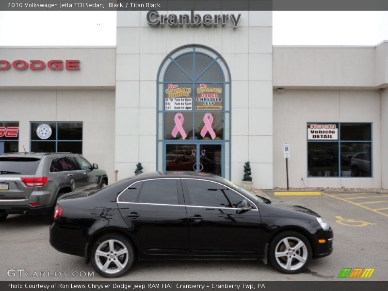 Black / Titan Black 2010 Volkswagen Jetta TDI Sedan
