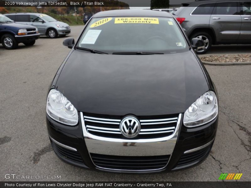 Black / Titan Black 2010 Volkswagen Jetta TDI Sedan