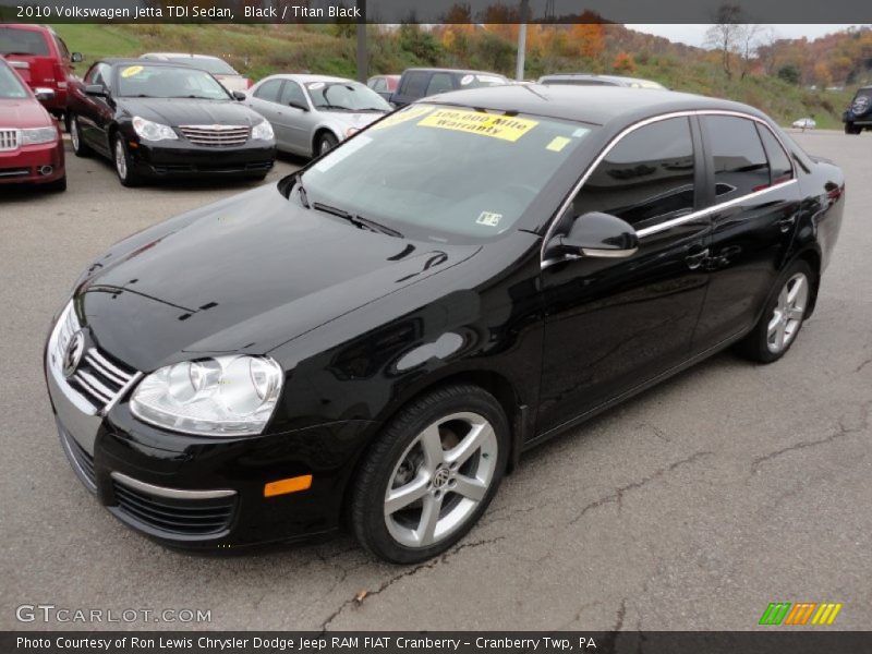 Black / Titan Black 2010 Volkswagen Jetta TDI Sedan